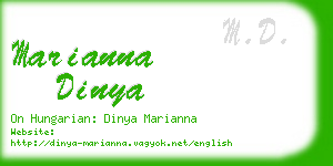 marianna dinya business card